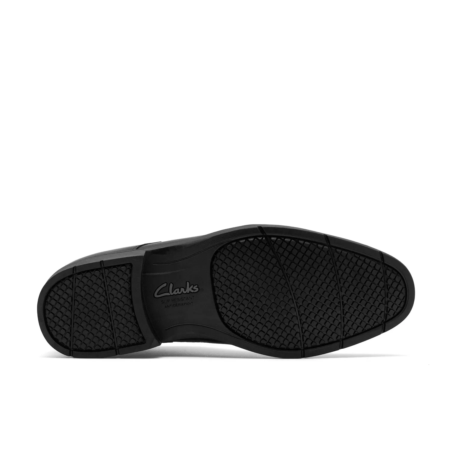 Ботинки кожаные шнурованные Clarks, черный — фото 3