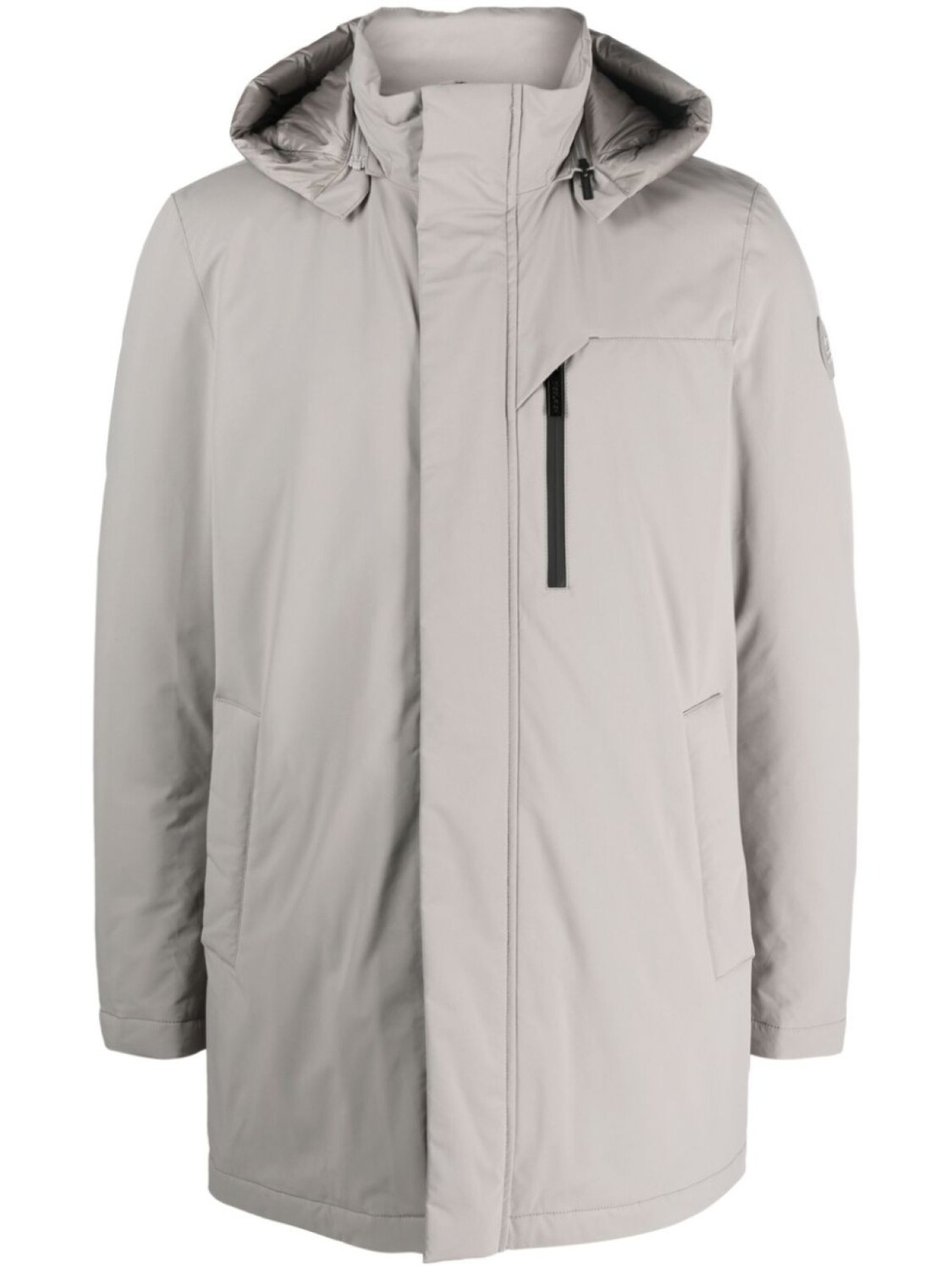 

Парка с капюшоном Woolrich, серый