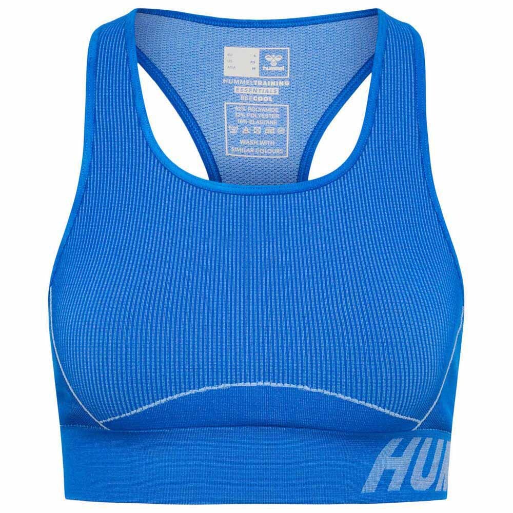 

Бесшовный спортивный топ Hummel Christel, синий