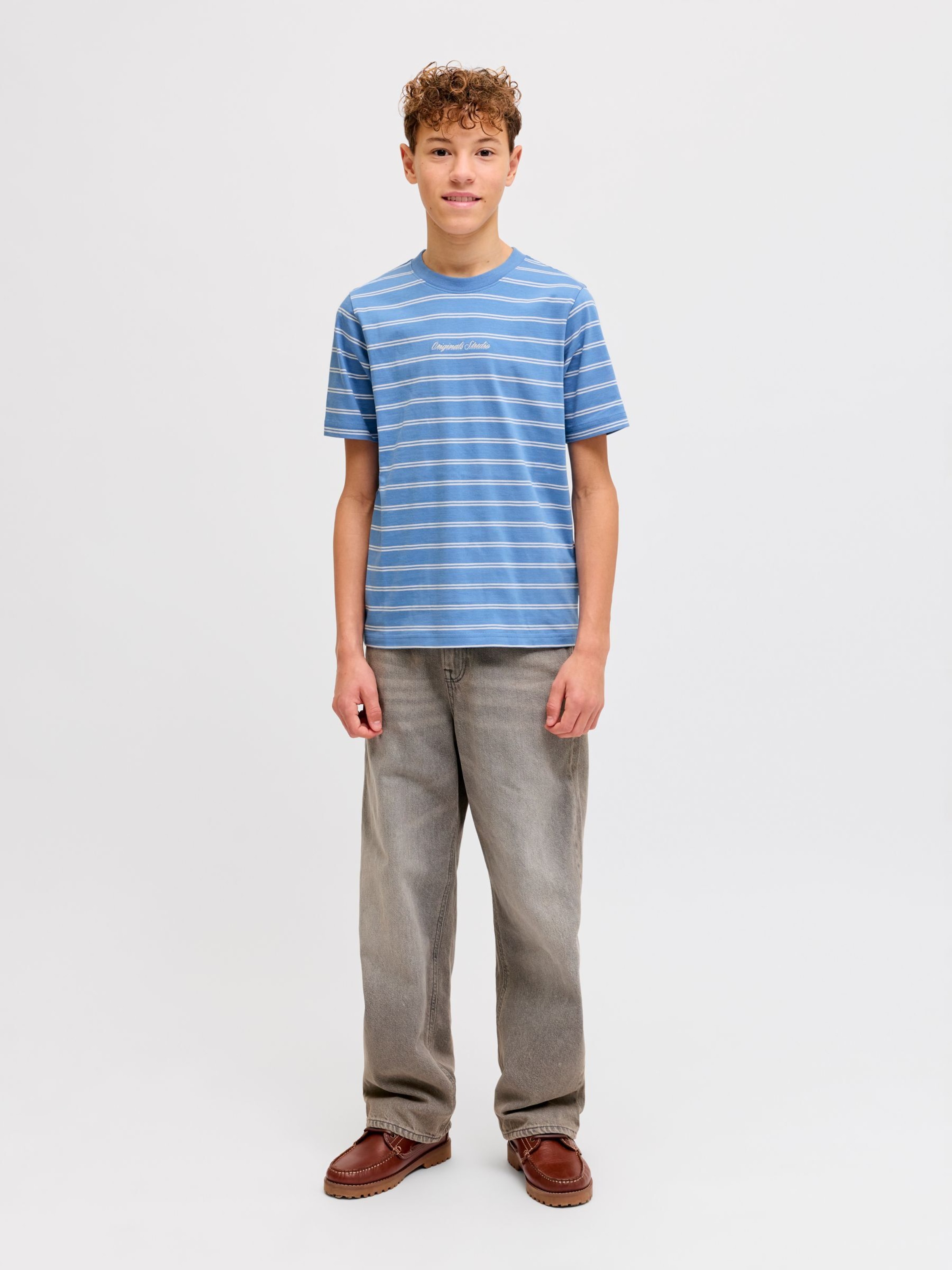Jack & Jones Junior Футболка в синем дениме — фото 4