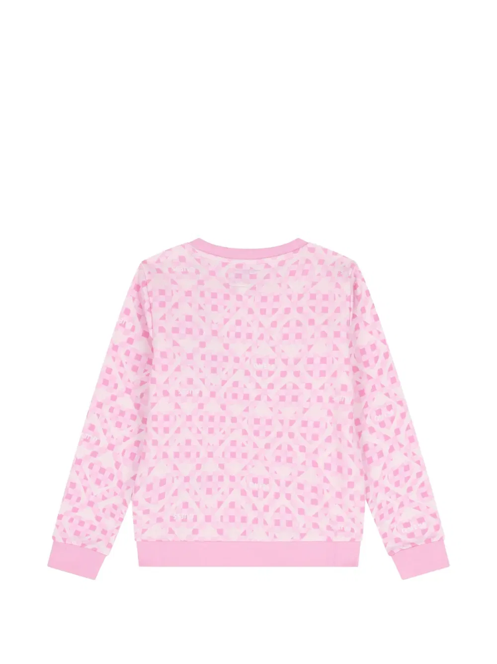 Толстовка с геометрическим узором Guess Kids, розовый — фото 2
