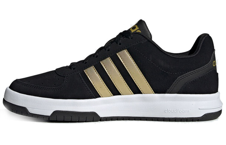 

Кроссовки для скейтбординга мужские низкие черные/золотые Adidas Neo, Черный, Кроссовки для скейтбординга мужские низкие черные/золотые Adidas Neo