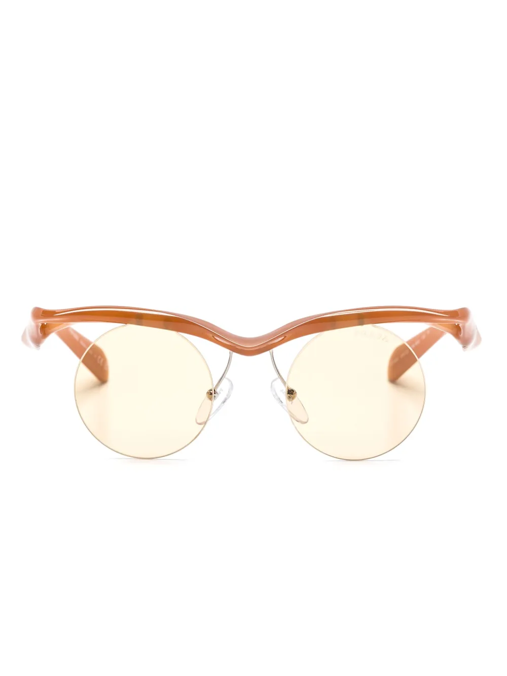 

Солнцезащитные очки Morph Prada Eyewear, коричневый