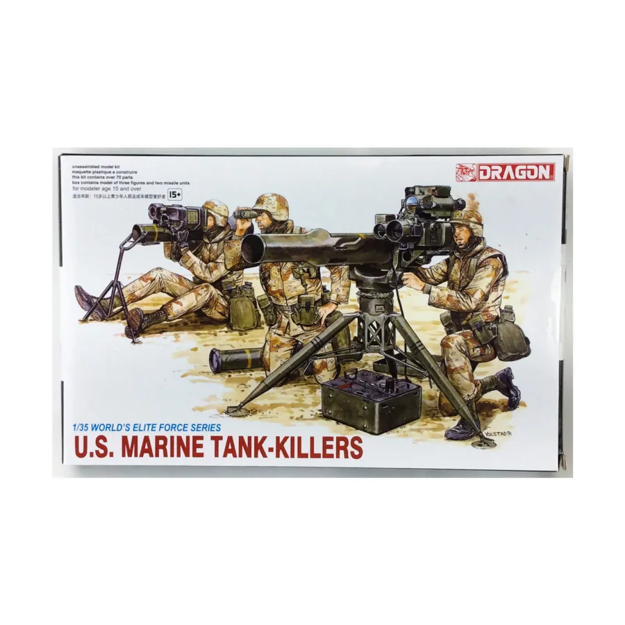 

Уничтожители танков морской пехоты США с ракетной системой TOW, Dragon Models - World's Elite Force Series (1:35)