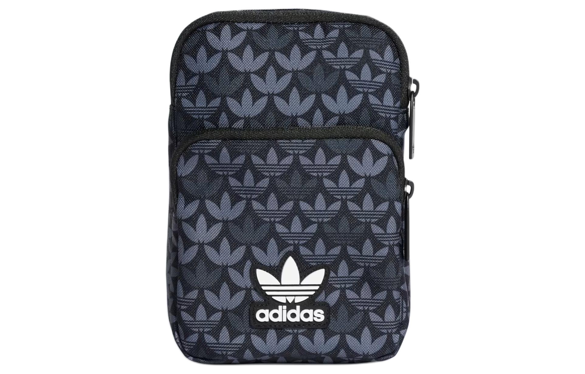 

Adidas Originals Переработанный полиэстеровый холщовый кроссбоди через плечо унисекс черный, Black