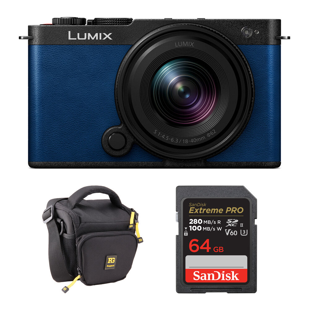 

Беззеркальная камера Panasonic Lumix S9 Mirrorless Camera with 18-40mm f/4.5-6.3 Lens