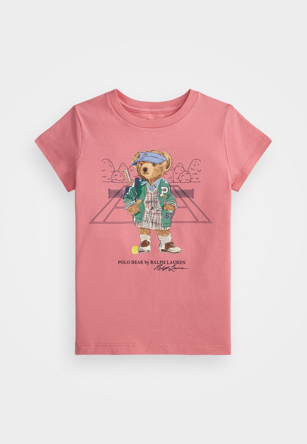 

Футболка с принтом BEAR TEE Polo Ralph Lauren, светло-красный