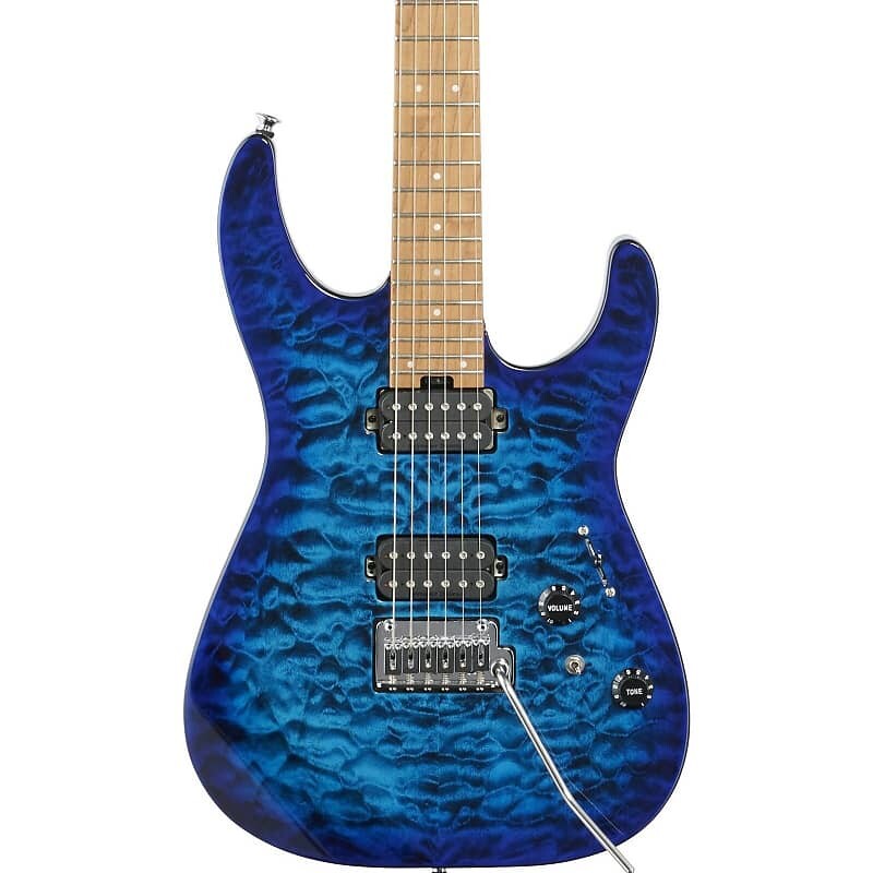 

Электрогитара Charvel Pro-Mod DK24 HH 2PT CM Electric Guitar, with Maple Fingerboard, Quilt Chlorine Burst