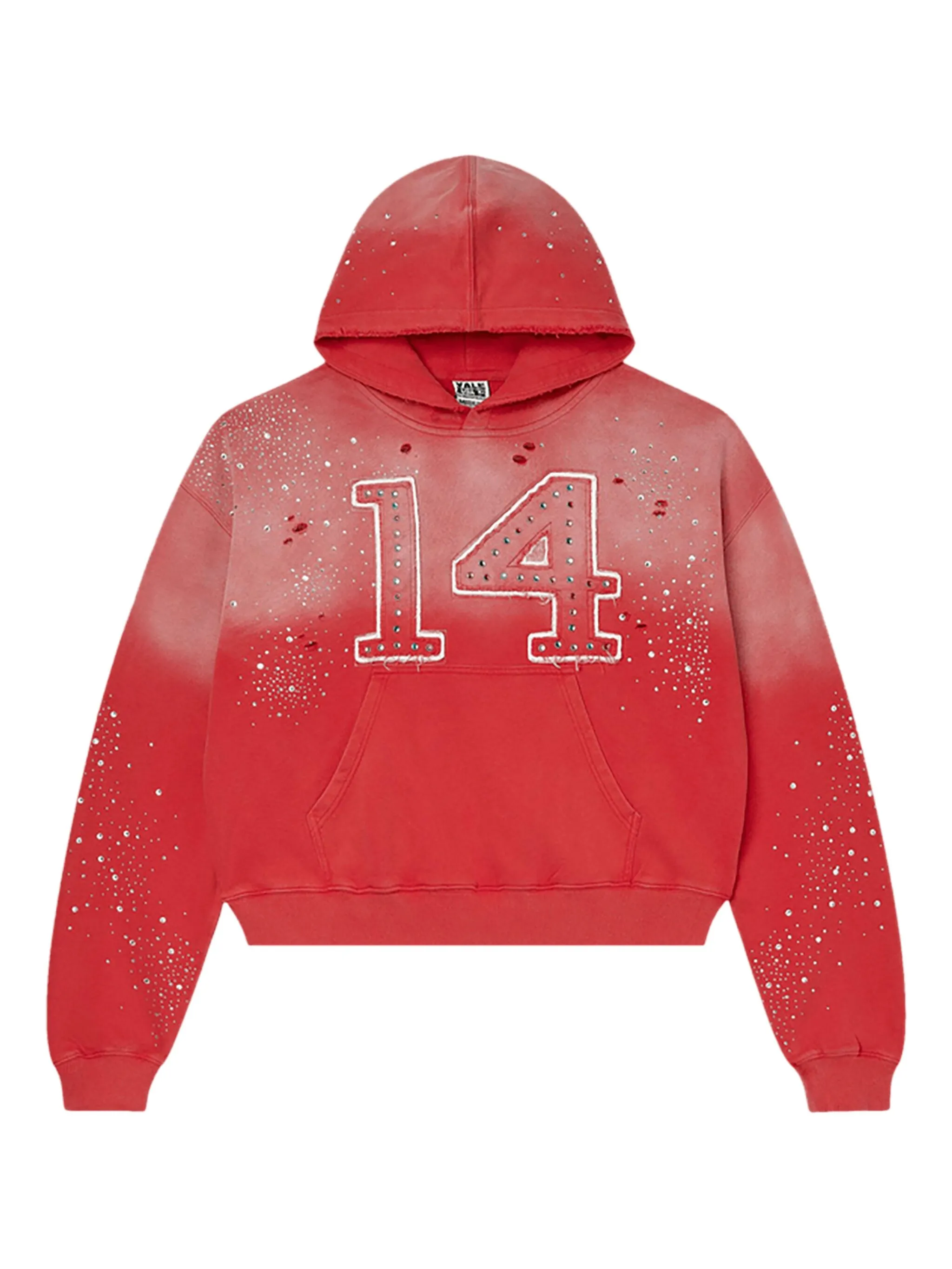 

Худи со стразами Vale, красный