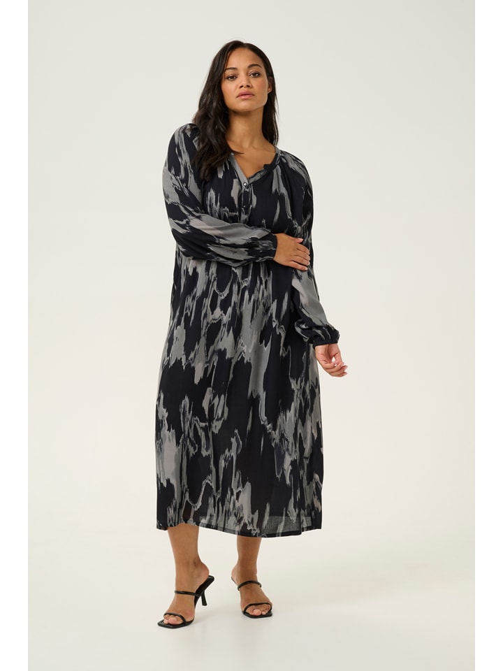 

KAFFE curve Платье черного/серого цвета