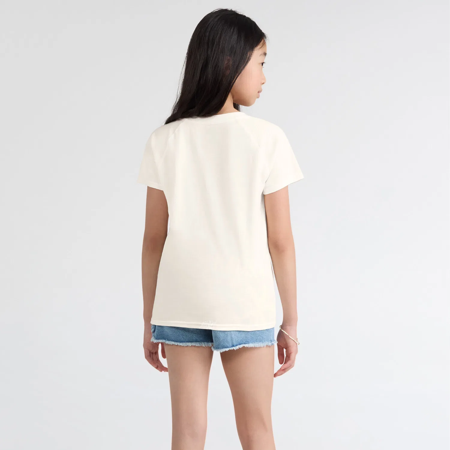 Футболка с коротким рукавом и принтом русалки для девочек 7-16 лет Levi's, Antique White — фото 2