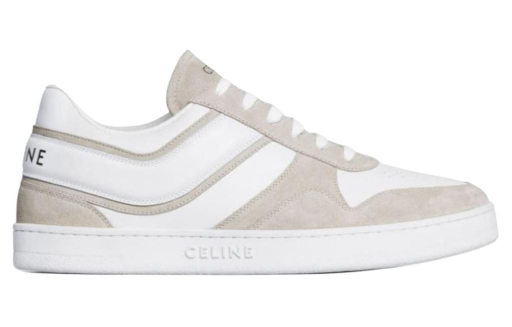 Низкие кеды для скейтбординга мужские Ecru CELINE — фото 2