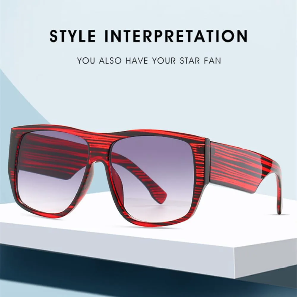 

Солнцезащитные очки с градиентными линзами, большие солнцезащитные очки в стиле ретро, ​​квадратные солнцезащитные очки для женщин generic, Wty005 Brownspots