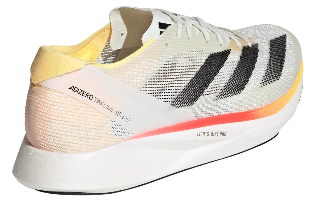 Adizero Takumi Sen 10 Ivory Core Black Off White Adidas, Белый Черный — фото 3