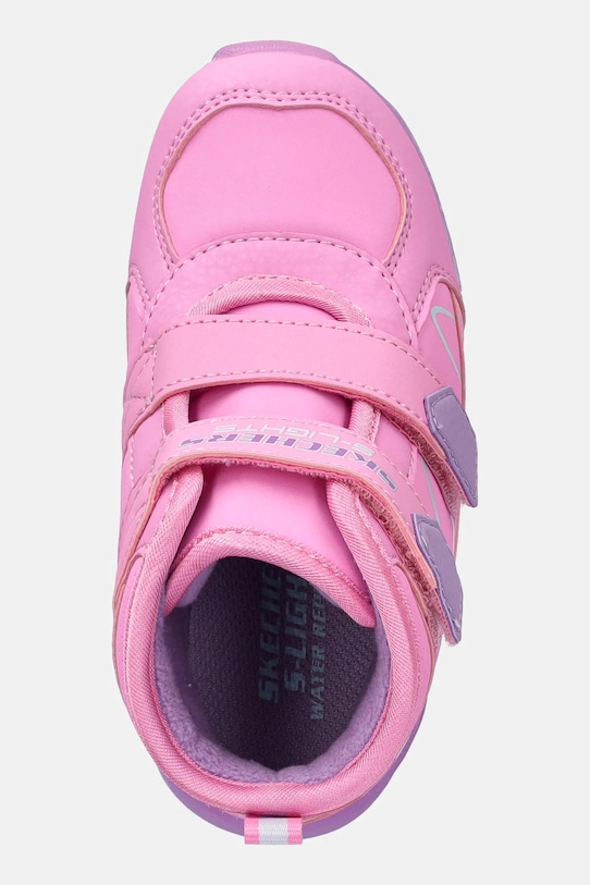 Детские зимние ботинки ILLUMI-BRIGHTS - POLAR STEPPE Skechers, розовый — фото 4