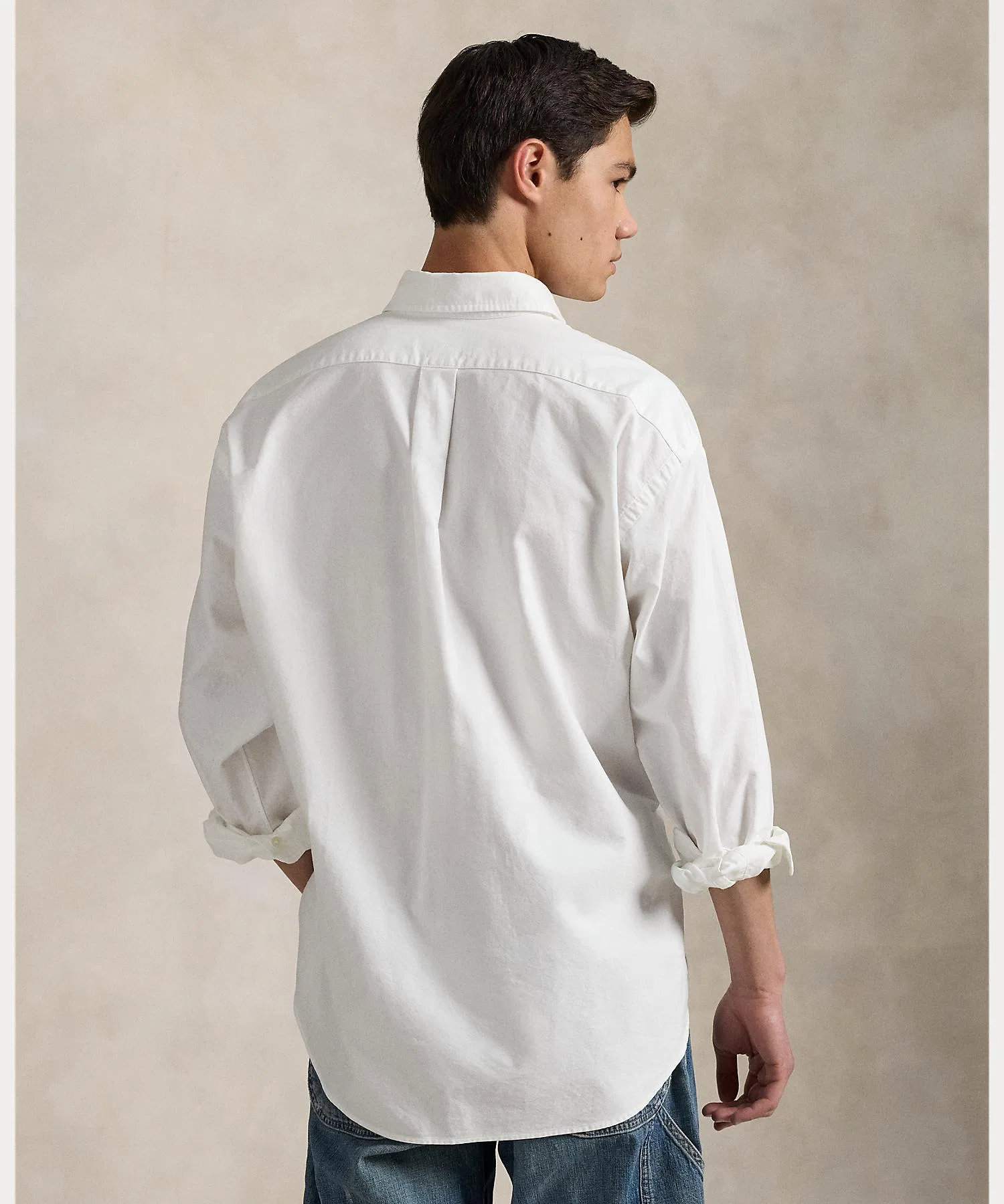 Мужская рубашка Polo Ralph Lauren Organic Cotton Big Shirt — фото 4