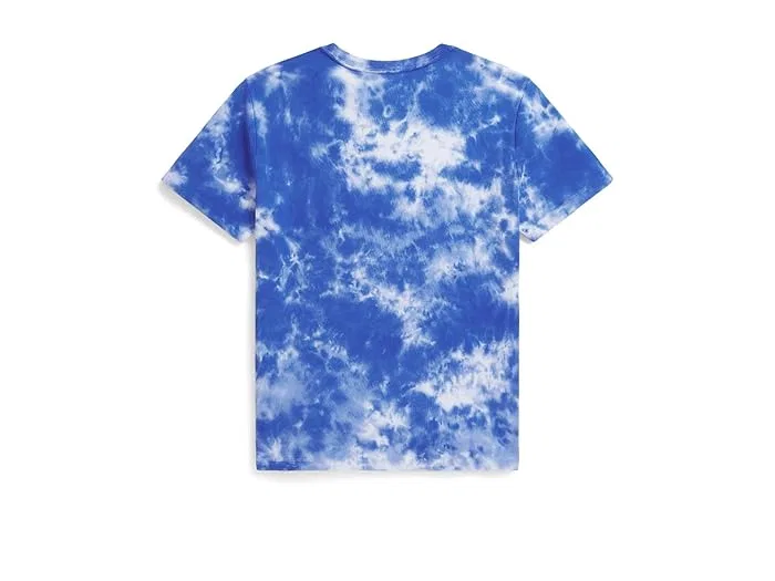 Футболка с принтом ти-дай Logo Tie-Dye Cotton Tee Polo Ralph Lauren Kids, T-Bird Yellow — фото 2
