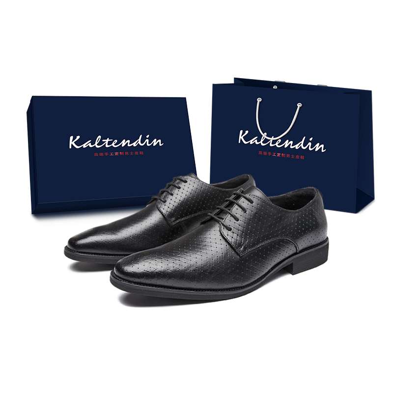 

Kaltendin Мужские черные туфли черный тисненый стиль кожаная обувь, цвет Black Embossed Style (Leather Shoe Size)