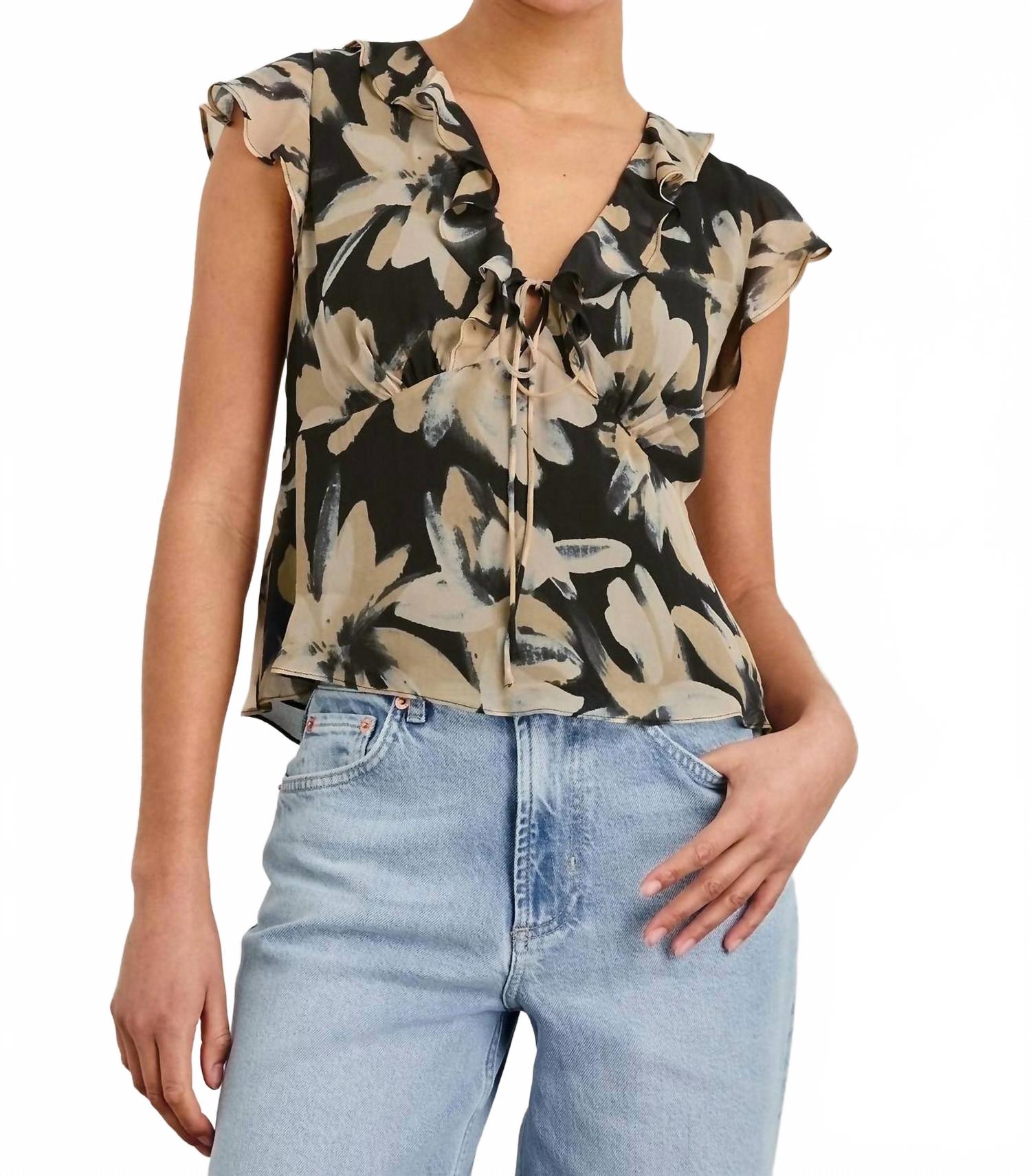 

Charmine Top в цвете Charcoal Lily Rails, charcoal lily