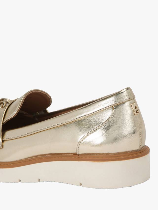 Мокасины morly с кисточками KG Kurt Geiger, золотой — фото 3