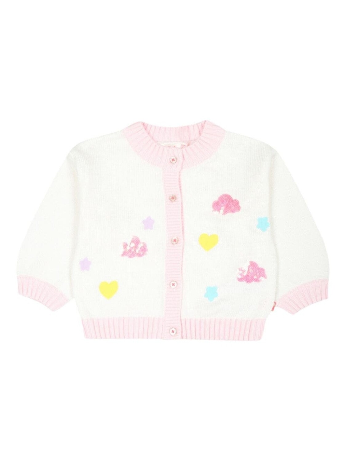 

Billieblush вязаный кардиган с вышивкой пайетками, белый