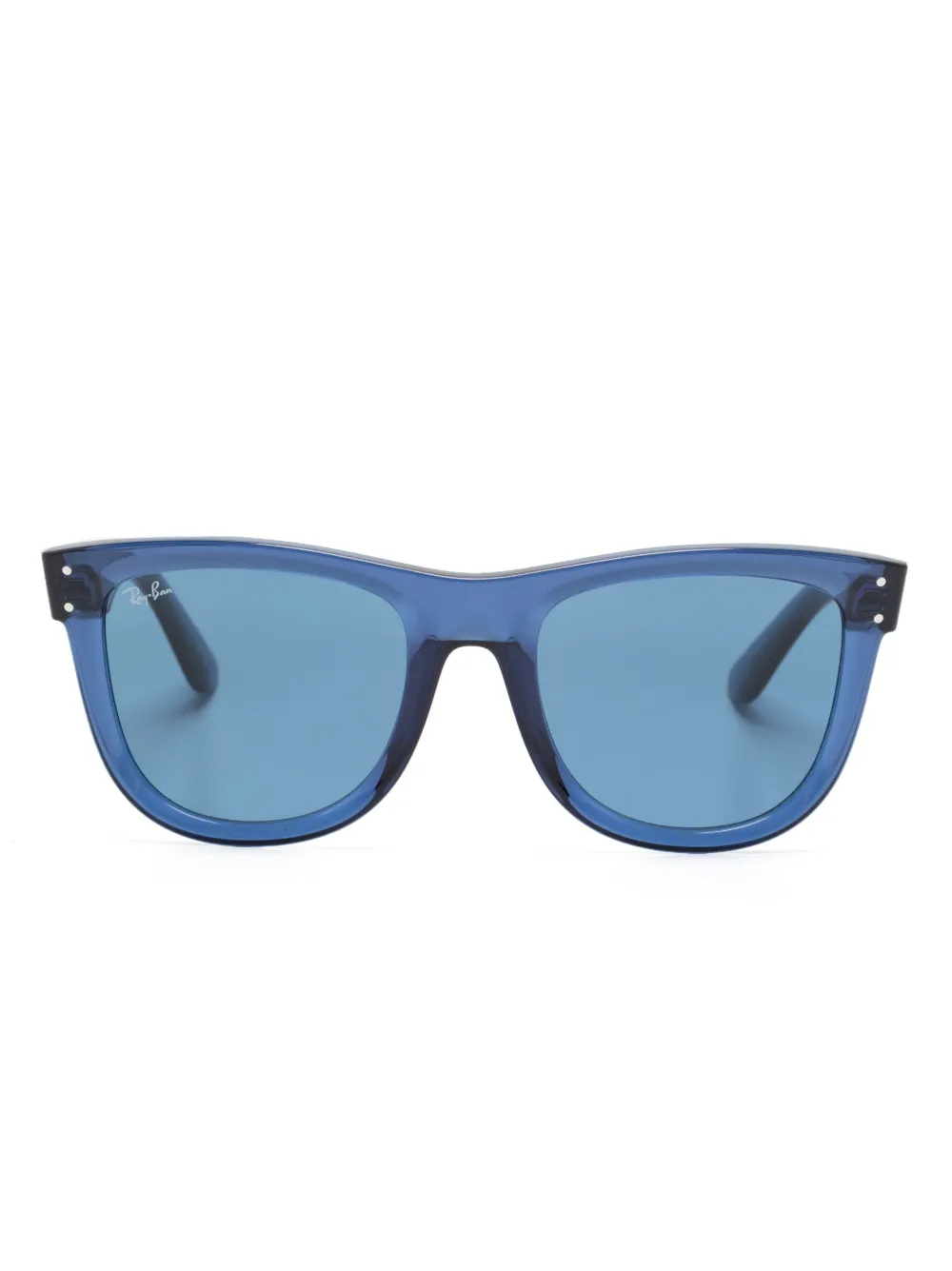 

Солнцезащитные очки Wayfarer Reverse в квадратной оправе Ray-Ban, синий