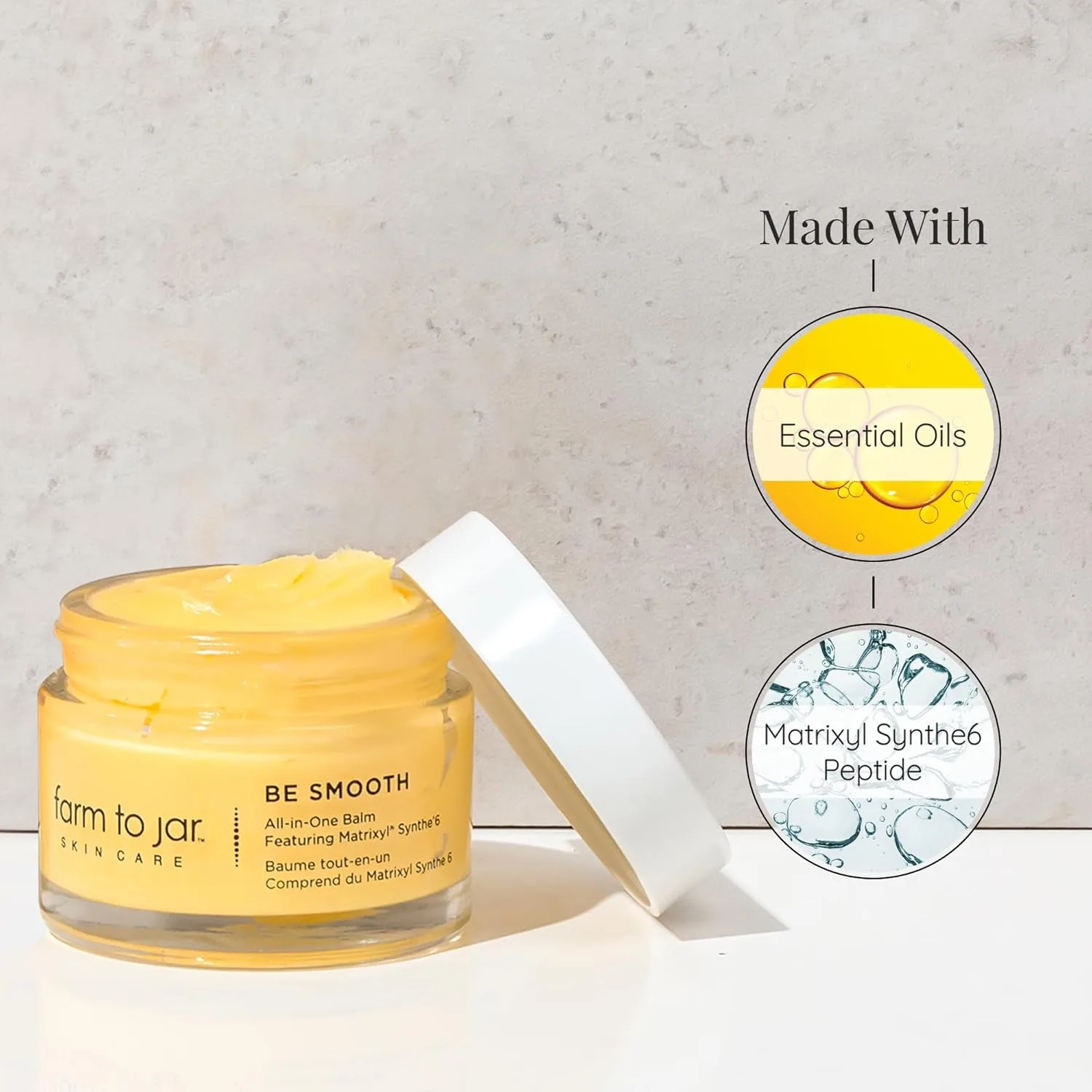 Aloette Be Smooth All-In-One Balm Универсальный крем для тела для женщин и мужчин - увлажняющий крем для сухой кожи, морщин и тонких линий с эфирными маслами для упругой, мягкой кожи и естественного сияния, 30 мл — фото 3