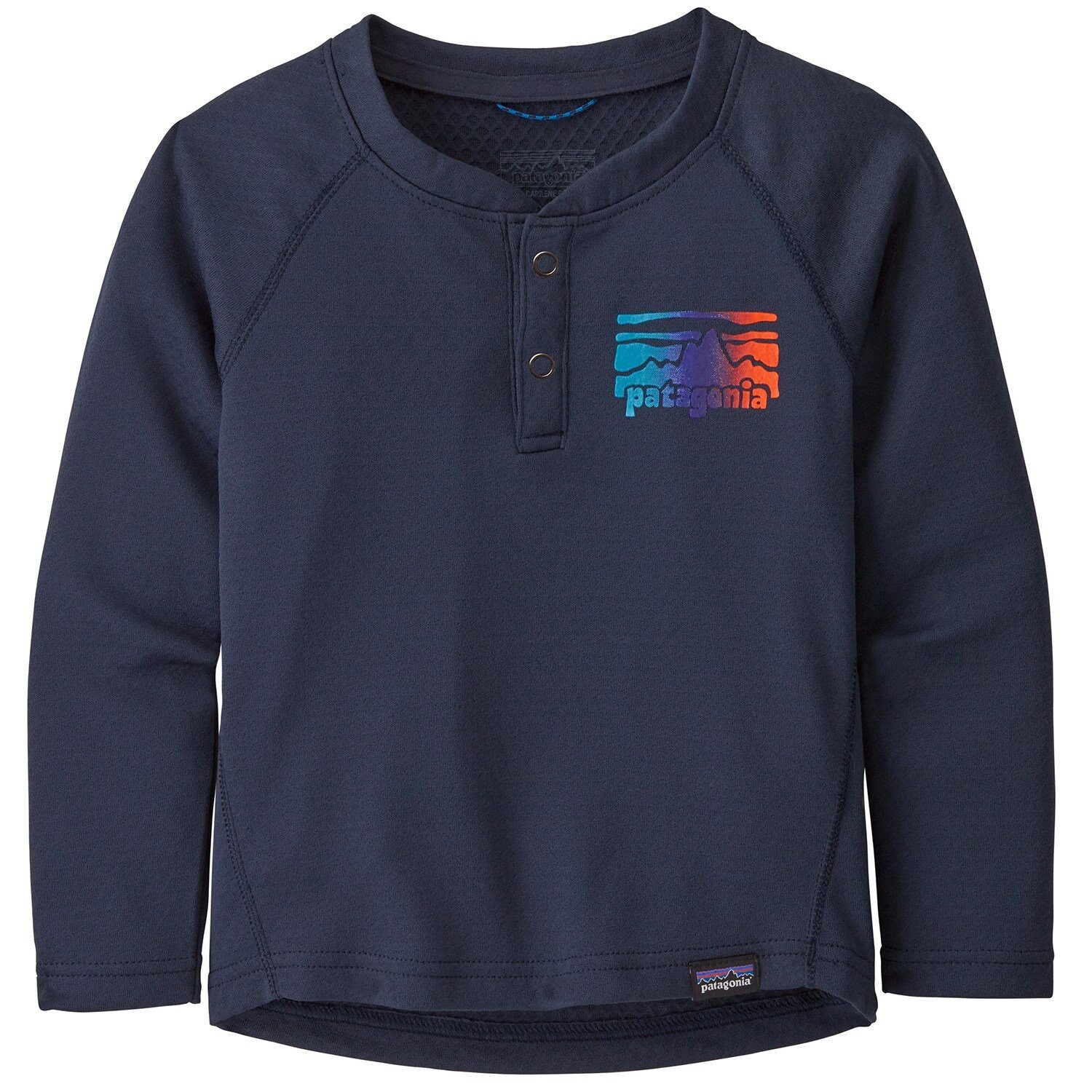 

Топ Patagonia Capilene Midweight, цвет Fitz Roy Rambler: New Navy