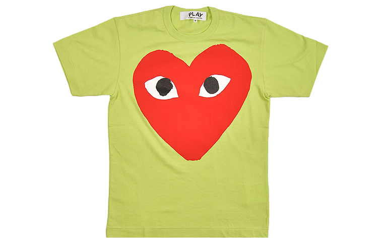 

CDG Play Футболка Comme Des Garcons Play Pastelle с красным сердцем