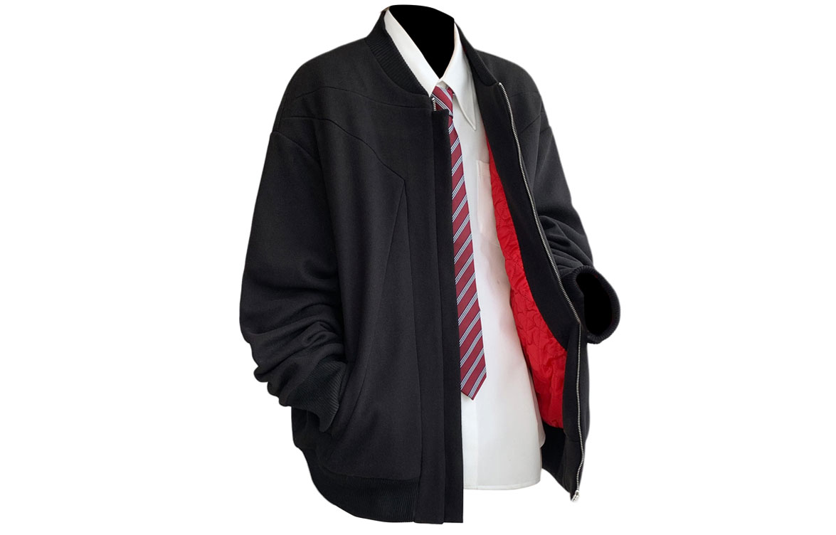 

Пуховик Unisex Baseball Collar Thickened ZIAREL, черный padded