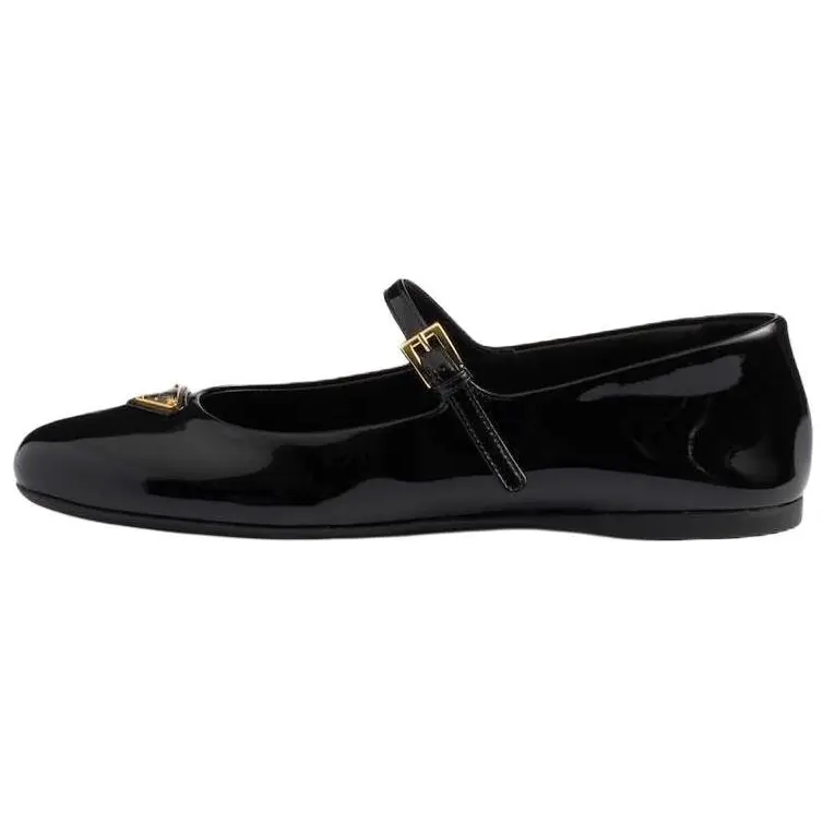 Туфли Мэри Джейн женские черные Prada