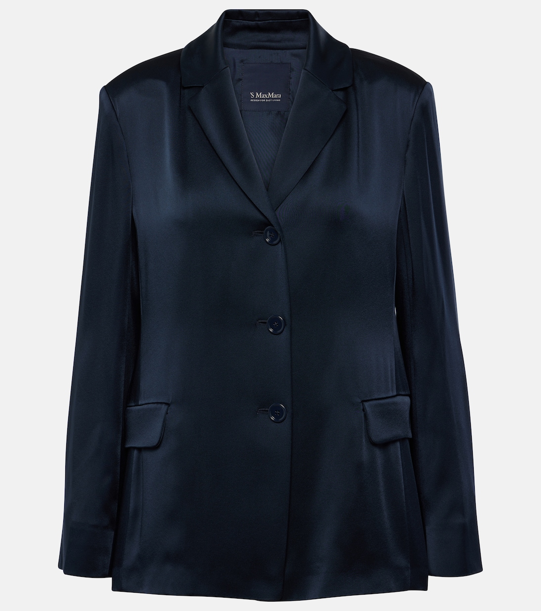 

Атласный блейзер Гвидо S Max Mara, Intense Dark