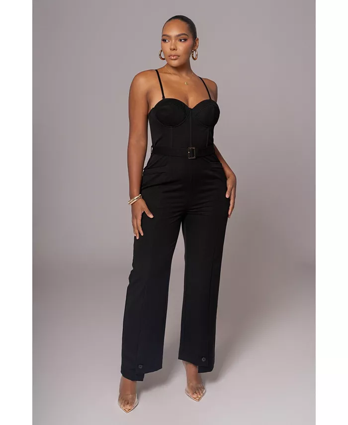 

Женский комбинезон Sweetheart Aroma JLUXLABEL, черный