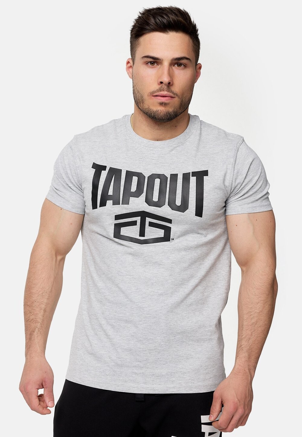 

Футболка с принтом NORMALE PASSFORM ACTIVE BASIC TEE Tapout, серый