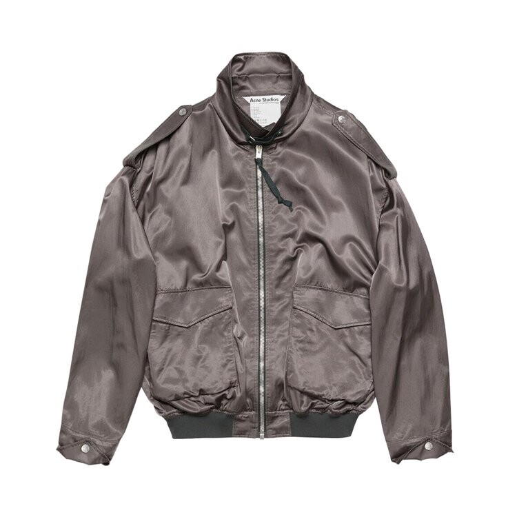 

Куртка Acne Studios Satin Jacket, цвет Mid Grey