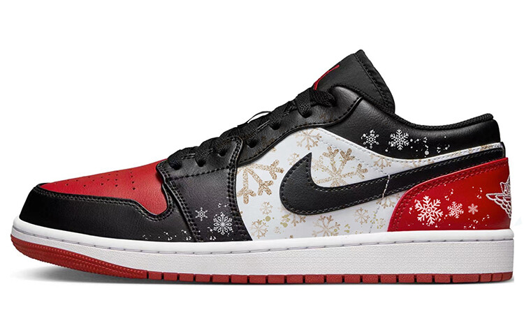 

Кроссовки Air Jordan 1 Vintage Basketball Shoes Men Low-top Red/Black, красный