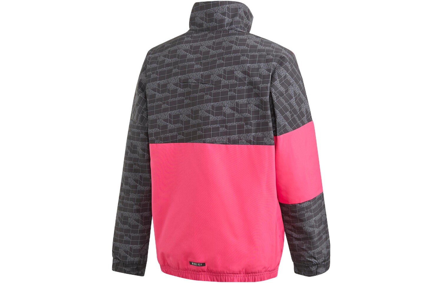 Анорак детский Adidas х Classic Lego Bricks Half-zip Warm, розовый/мультиколор — фото 2