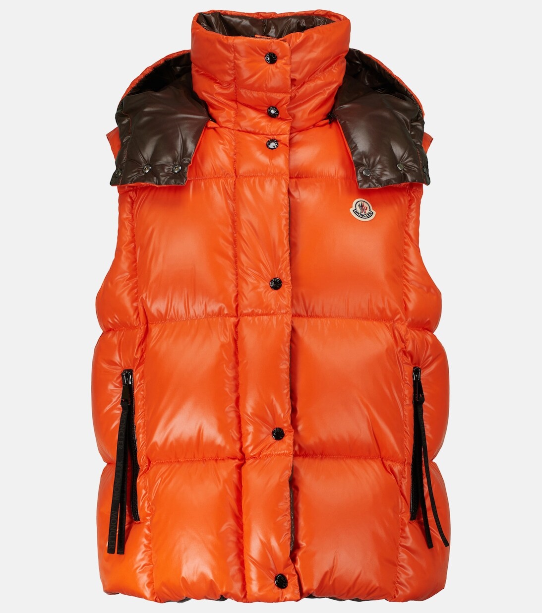 

Пуховик Luzule MONCLER, оранжевый