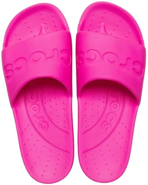 Шлепанцы Crocs унисекс, Pink Crush — фото 3