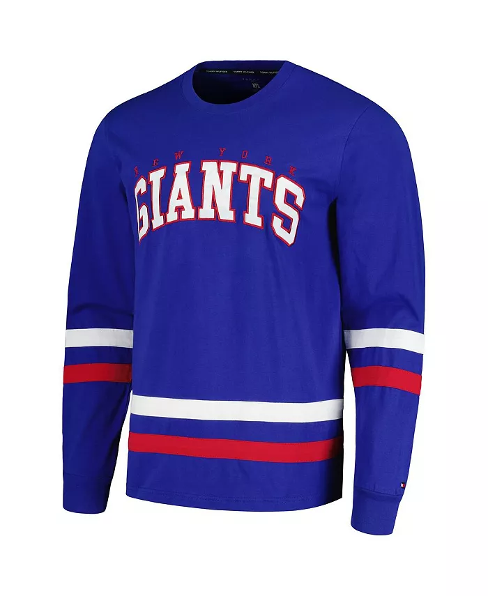 Мужская футболка с длинным рукавом Royal New York Giants Nolan Tommy Hilfiger — фото 3
