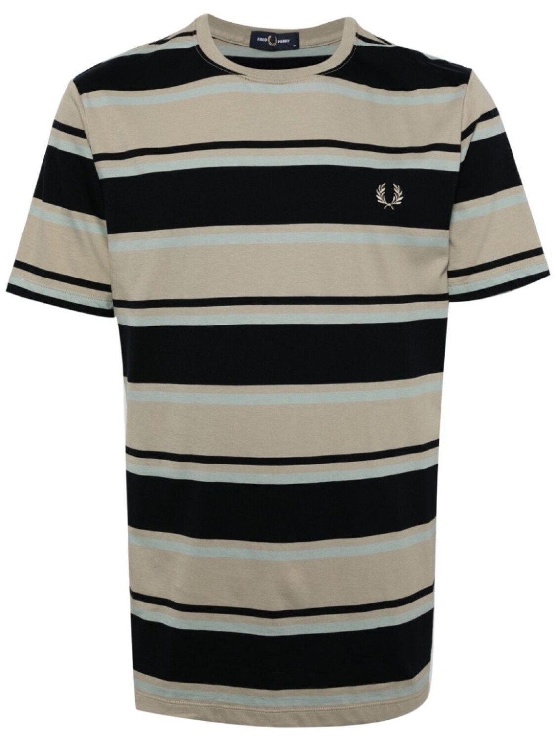 

Fred Perry футболка с вышитым логотипом, синий