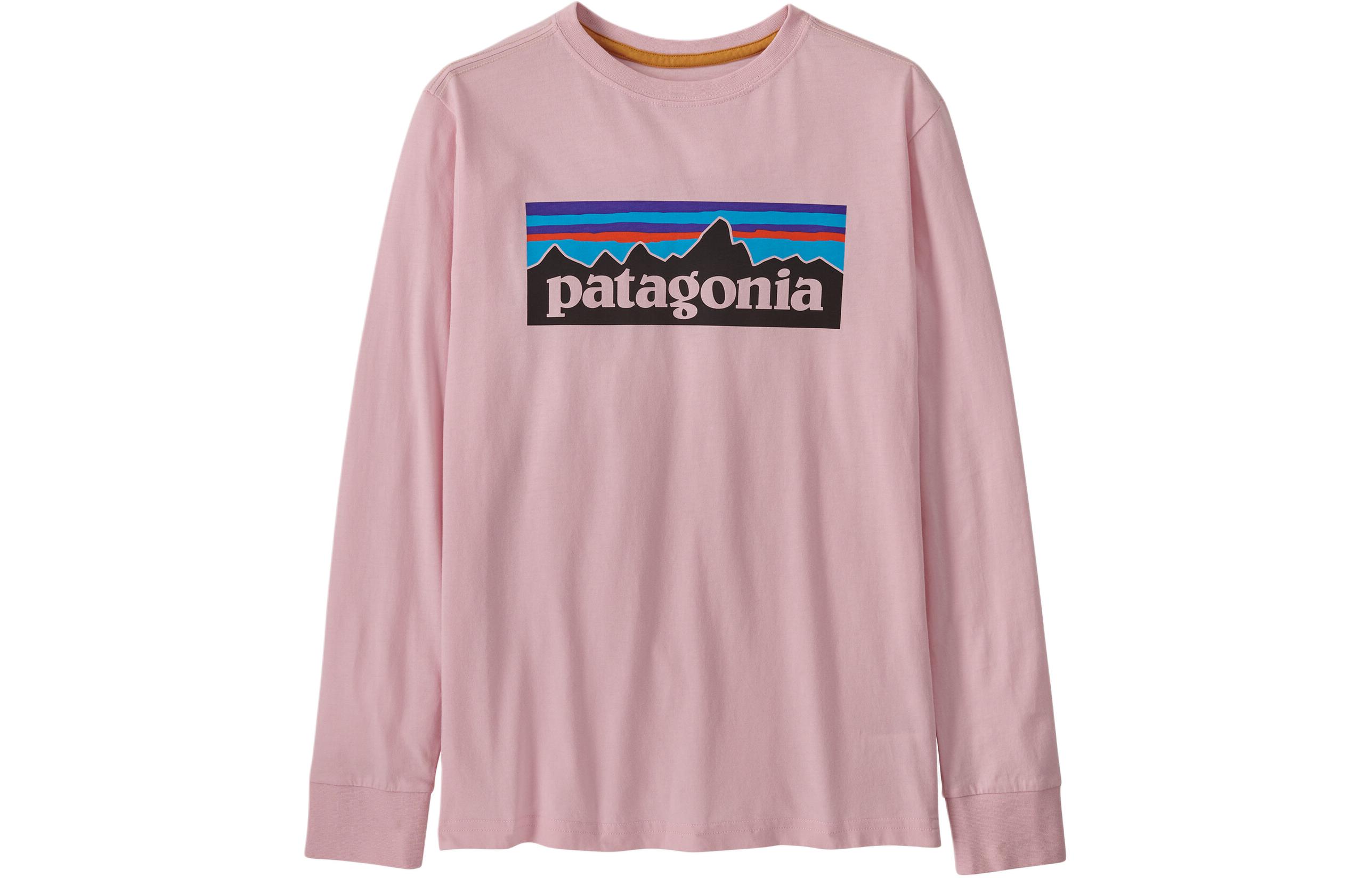 

Регенеративная органическая сертифицированная футболка Kids' Patagonia, розовый