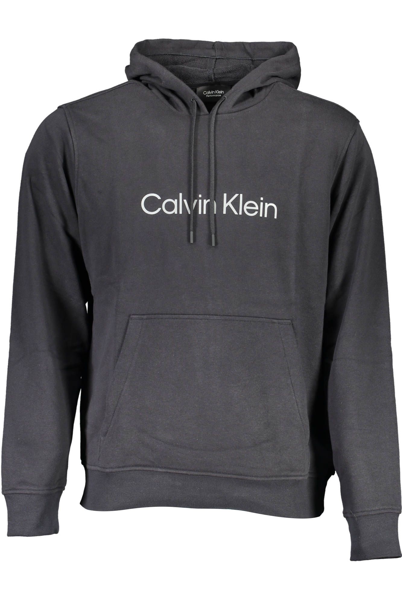 

Черный хлопковый мужской свитер Calvin Klein