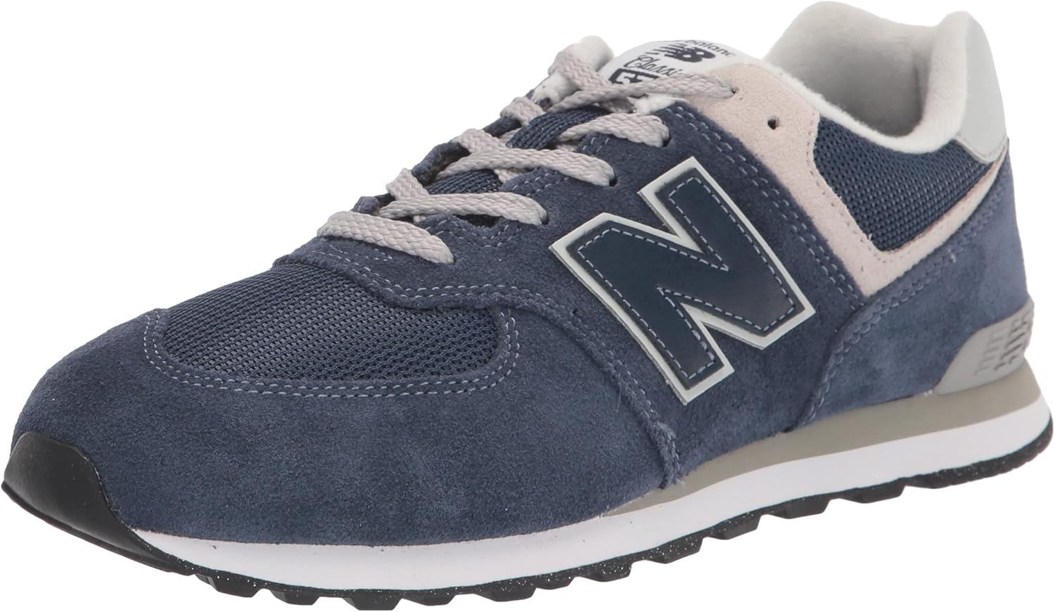 

Кроссовки New Balance Kids' 574 V1 на шнуровке, белый/синий/темно-синий