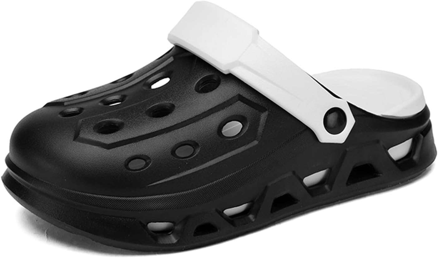 

Унисекс сабо Psieicwm на плоской подошве, из материала EVA, с круглым носком, повседневная обувь для мужчин и женщин с множеством отверстий, дышащие, для пляжа, бассейна, душа, садоводства, для улицы и дома, белый