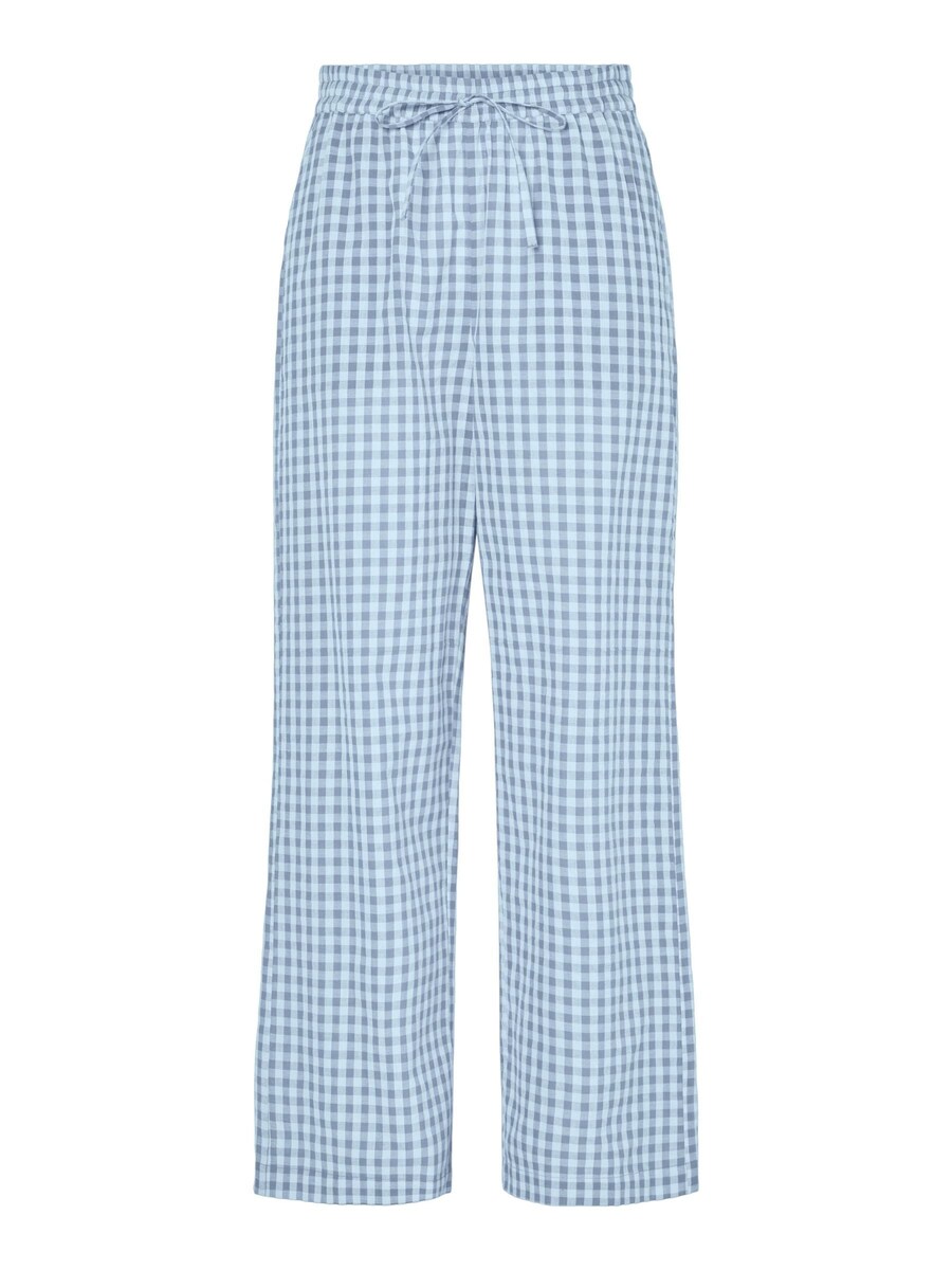 

Брюки свободного кроя PIECES PCLiliane, пыльно-синий/светло-голубой