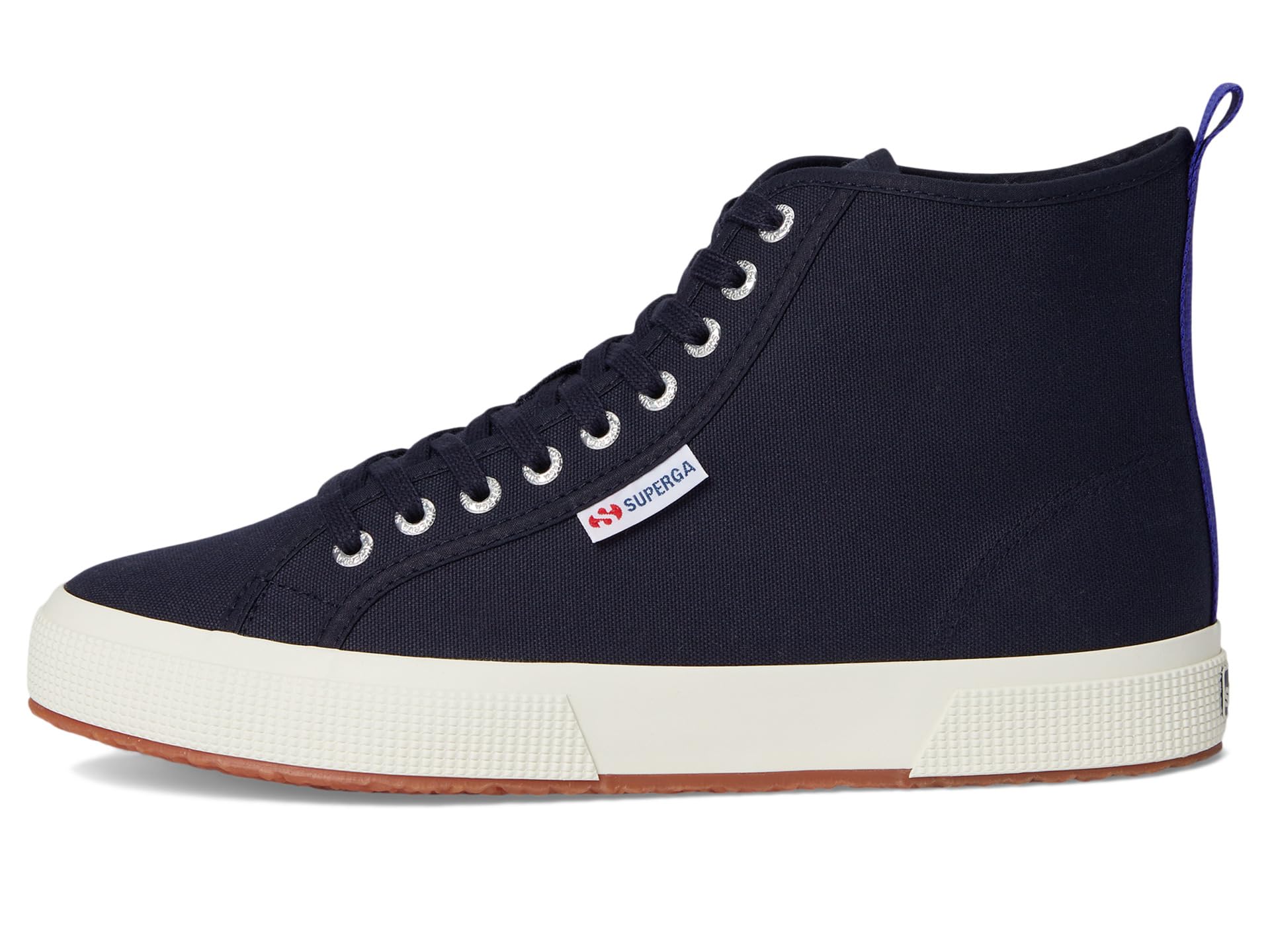 Кроссовки Superga 2750 Mid Cotton, Navy/Blue Spectrum/Favorio — фото 4