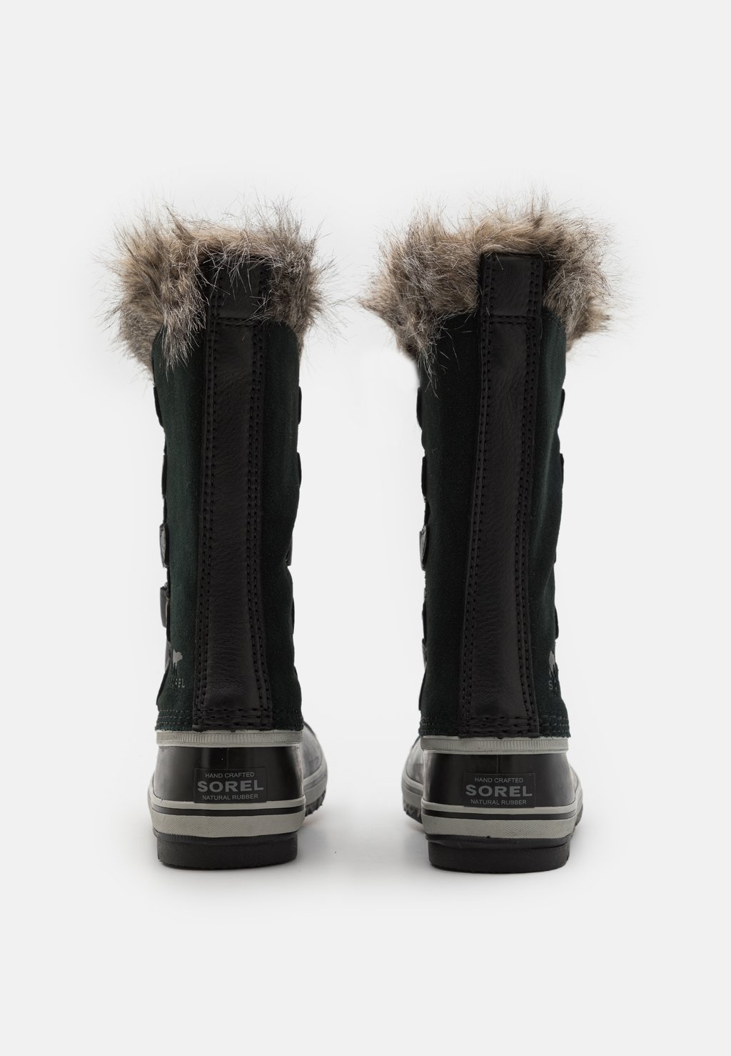 Зимние сапоги женские Sorel JOAN OF ARCTIC WP с меховой опушкой, черный