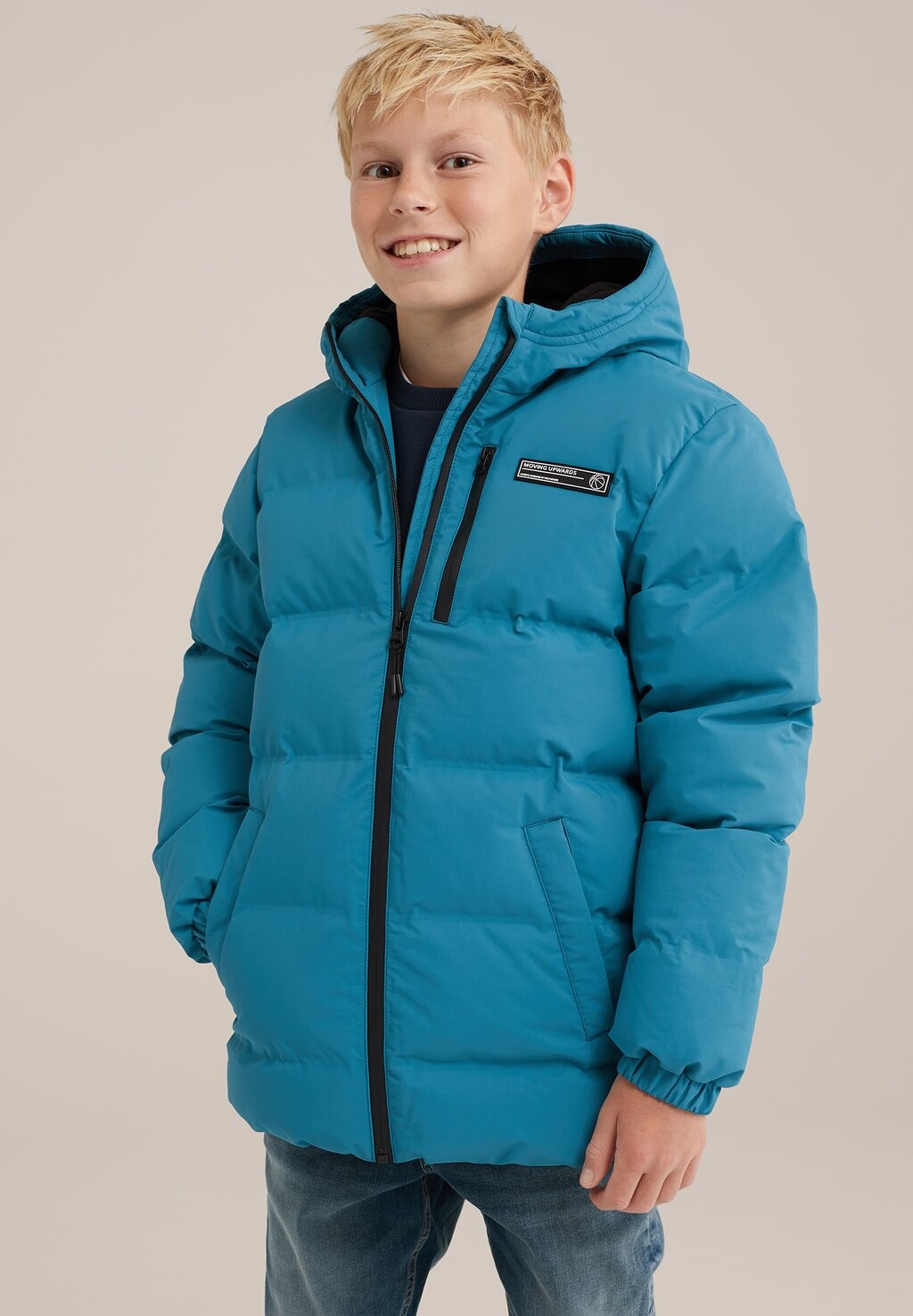 

Зимнее пальто WE Fashion, синий
