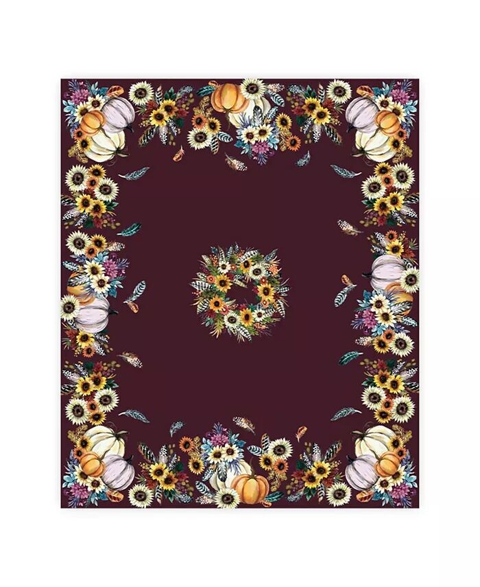 

Скатерть Fall Feathers, 70 x 84 дюйма Laural Home, красный